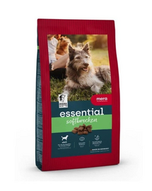 Hrană semi-umedă câini adulți moale MERA Essential Soft Brocken 12,5 kg ușor de mestecat