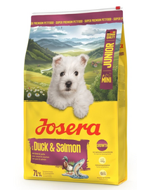 JOSERA Duck and Salmon Junior Mini 2x10 kg mâncare câini rase mici, rață și somon