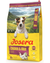JOSERA Mini Adult Chicken and Rice 2x10kg hrană câine rasă mică