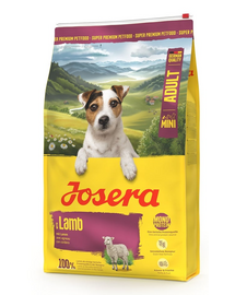 JOSERA Lamb Adult Mini 10 kg hrană cu miel + 2x900g GRATIS