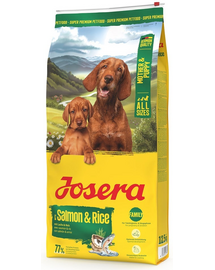 JOSERA Mother and Puppy Salmon with Rice 2x12,5kg hrană cățeluși, femele gestante și femele care alăptează