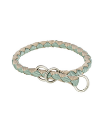 Zgardă câini pui reglabilă confort TRIXIE Cavo XS–S: 25–31 cm/o 12 mm salvie/nisip