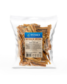 Piele de căprioară recompensă câini alergici naturală monoproteică PETMEX 15cm 500g