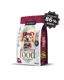 DR MALOU Hrană liofilizată rață cu dovleac 1 kg hrană uscată pentru câini