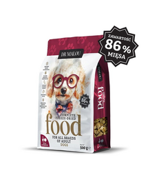 DR MALOU Hrană liofilizată rață cu dovleac 500 g hrană uscată pentru câini