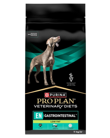 Hrană dietetică Low Fat pentru câini cu probleme digestive și hiperlipidemie PURINA PRO PLAN Veterinary Diets EN Gastrointestinal 11 kg