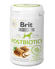 BRIT Vitamins Dog Postbiotic 150 g supliment pentru câini pentru digestie