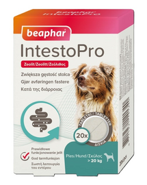 BEAPHAR IntestoPro tablete pentru susținerea consistenței normale a scaunului 20 buc pentru câini (peste 20kg)