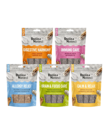 Recompense câini mix 5 arome DOLINA NOTECI Smart Chews 5x100 g pentru nevoi zilnice diferite