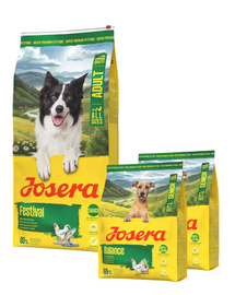 JOSERA Festival 12,5 kg hrană câine + 2x900g hrană GRATIS
