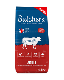 Hrană câini adulți Butcher's Original 2,5 kg cu vită
