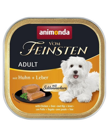 ANIMONDA Vom Feinsten Gourmet Centre Adult cu pui și ficat 150 g pate pentru câini
