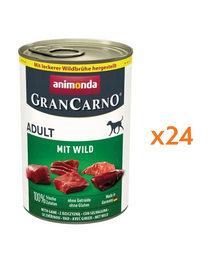 ANIMONDA GranCarno Adult vanat 24x400g conserva pentru caini 24x400g