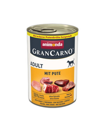 ANIMONDA GranCarno Adult curcan 24 x 400g conserva hrana caine