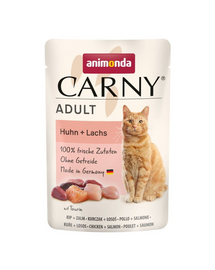 ANIMONDA Carny Adult Plic cu pui și somon 85 g hrană umedă pentru pisici