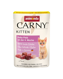 ANIMONDA Carny Kitten Pouch Baby pate 85 g hrană umedă pentru pui de pisică