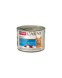 ANIMONDA Carny pisici vită și cod cu pătrunjel rădăcină 24 x 200 g