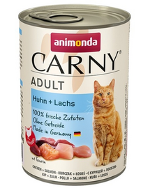 ANIMONDA Carny Adult pui și somon 24 x 400 g