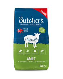Hrană câini adulți miel Butcher’s Adult sac 15 kg