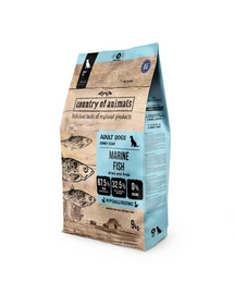 COUNTRY OF ANIMALS hrană uscată cu pește marin pentru câini M 9 kg