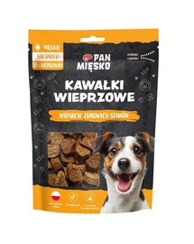PAN MIĘSKO Bucățele de porc recompensă pentru câini 80 g