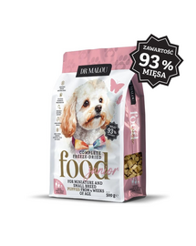DR MALOU Puppies Hrană liofilizată rață cu lapte de capră și gălbenuș 2x500 g