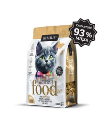 DR MALOU Hrană uscată liofilizată cu pui, lapte de capră și gălbenuș pentru pisoi 2x1 kg