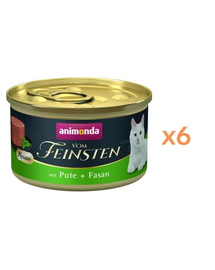 ANIMONDA Vom Feinsten Mousse hrană umedă tip mousse pentru pisici cu pui și ton 6x85 g
