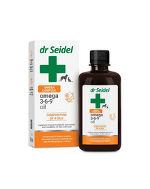 Ulei Omega 3-6-9 câini pisici DR SEIDEL 250 ml imunitate și piele sănătoasă