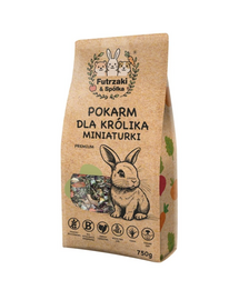 Hrană iepuri pitici fără cereale KUCHNIA SZEFA 750 g