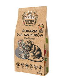Hrană șobolani mix natural cu proteine animale KUCHNIA SZEFA 750 g
