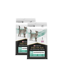 PURINA PRO PLAN Veterinary Diet Feline Gastrointestinal 10 kg (2x5 kg) hrană uscată dietetică pentru pisici cu sensibilitate gastrointestinală