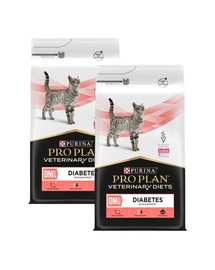 PURINA PRO PLAN Veterinary Diets Feline DM St/Ox Diabetes Management 2x5 kg hrană uscată dietetică pentru pisici cu diabet