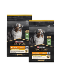 PURINA PRO PLAN Adult Light/Sterilised 2x3 kg hrană uscată pentru câini sterilizați, bogată în miel