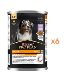PURINA PRO PLAN Everyday Nutrition Adult 6x400 g hrană umedă pentru câini adulți, cu curcan