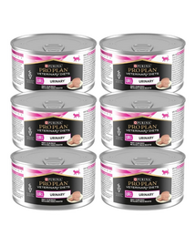 PURINA PRO PLAN Veterinary Diets Feline UR St/Ox Urinary 6x195 g hrană umedă dietetică pentru pisici, pentru susținerea sănătății tractului urinar