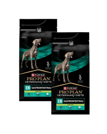 PURINA PRO PLAN Veterinary Diets Canine EN Gastrointestinal Low Fat 2x11 kg sucha karma dla psów z problemami trawiennymi
