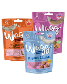 WAGG Mix de arome 3x125g recompense gustoase pentru câini