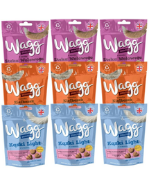 WAGG Mix de arome 9x125g recompense gustoase pentru câini