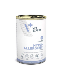 VET EXPERT Veterinary Diet Hypoallergenic Horse 400 g hrană hipoalergenică pentru câini cu intoleranțe alimentare, monoproteică cu carne de cal