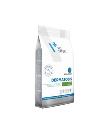 VET EXPERT Veterinary Diet Dermatosis Small Breed 8 kg hrană dietetică pentru câini talie mică cu dermatoze și intoleranțe, cu iepure și cartofi