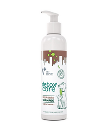 Șampon câini și pisici cu blană neagră sau închisă VET EXPERT Detox Care Deep Dark 250 ml