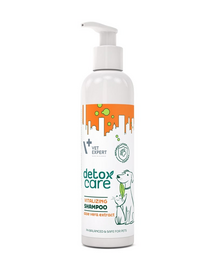 Șampon VET EXPERT pentru câini și pisici cu blană mată Detox Care Vitalizing 250 ml cu aloe vera
