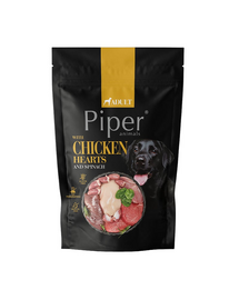 Hrană umedă câini adulți inimi de pui cu spanac PIPER Animals 500 g
