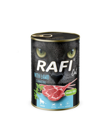 RAFI Cat Adult cu miel hrană umedă pentru pisici sterilizate 400 g