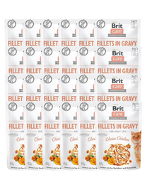 Care Fillets in gravy kurczak 24 x 85 g filety kurczaka w sosie