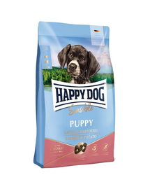 HAPPY DOG Sensible Puppy Somon și cartof 4 kg hrană uscată pentru căței