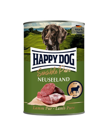 HAPPY DOG Sensible Pure Noua Zeelandă hrană umedă pentru câini cu carne de mie 400 g