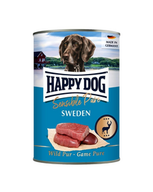 HAPPY DOG Sensible Pure Sweden Vânat 400 g hrană umedă pentru câini