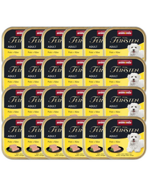 ANIMONDA Vom Feinsten Adult hrană umedă tip pate pentru câini cu curcan și brânză 24 x 150 g